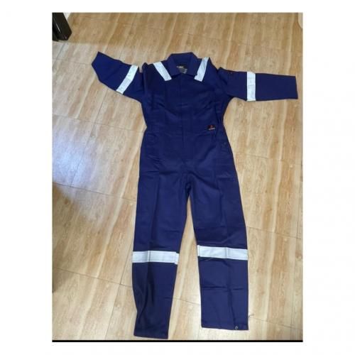 WORK SAFETY COVERALL WITH REFLECTOR