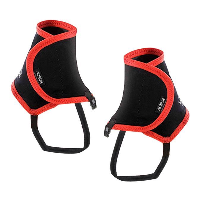 Trail Outdoor Leggings Waterproof Leg Gaiters Protective Wrap Shoe Red