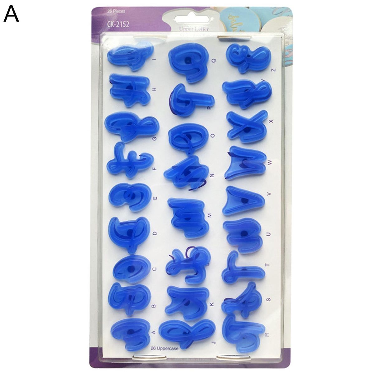 1 Set Cake Decoration Mold Children Holiday Letter Fondant Mould