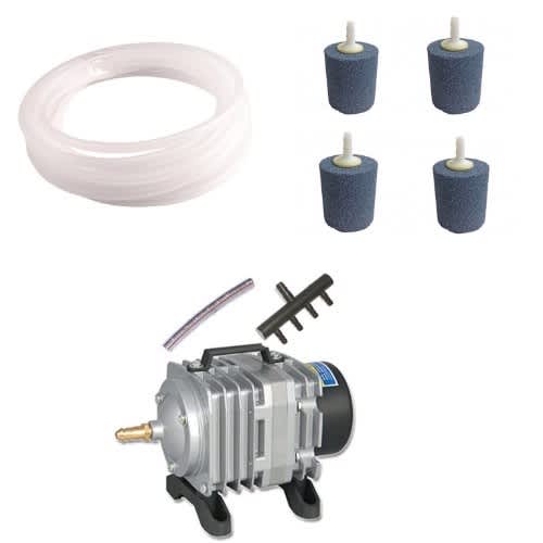 Resun Air Compressor - Hoses - 12m - Air Stones - 4 pics