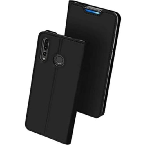 Leather Flip Case For Huawei Y9 2019 - Black