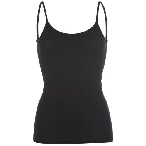 Ladies Stretchy Camisole-black