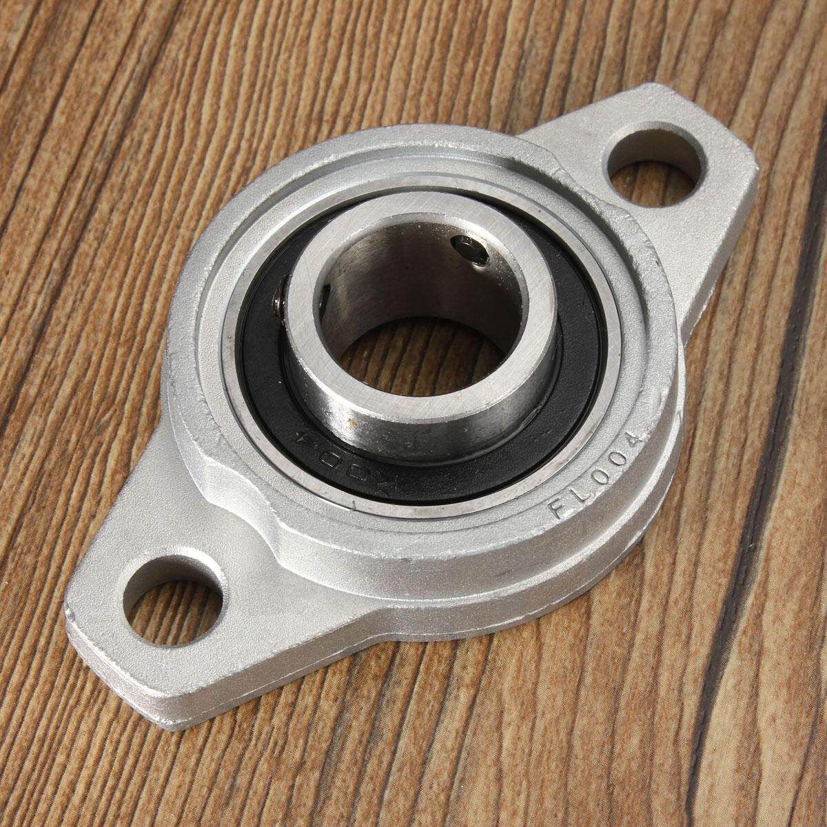 10/12/15/20mm Aluminium Alloy Flanged Pillow Block Self Aligning Ball Bearings