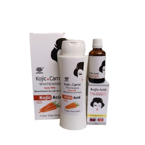 Acid Whitening Body Milk 400ml And Acid Skin Perfector Serum 50ml