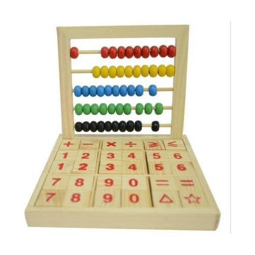 Wooden Abacus Educational Toy With Wooden Numbers