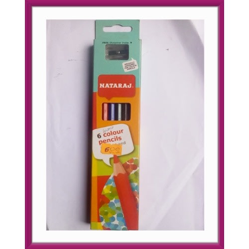 Nataraj Colour Pencils (set Of 6 Colours)