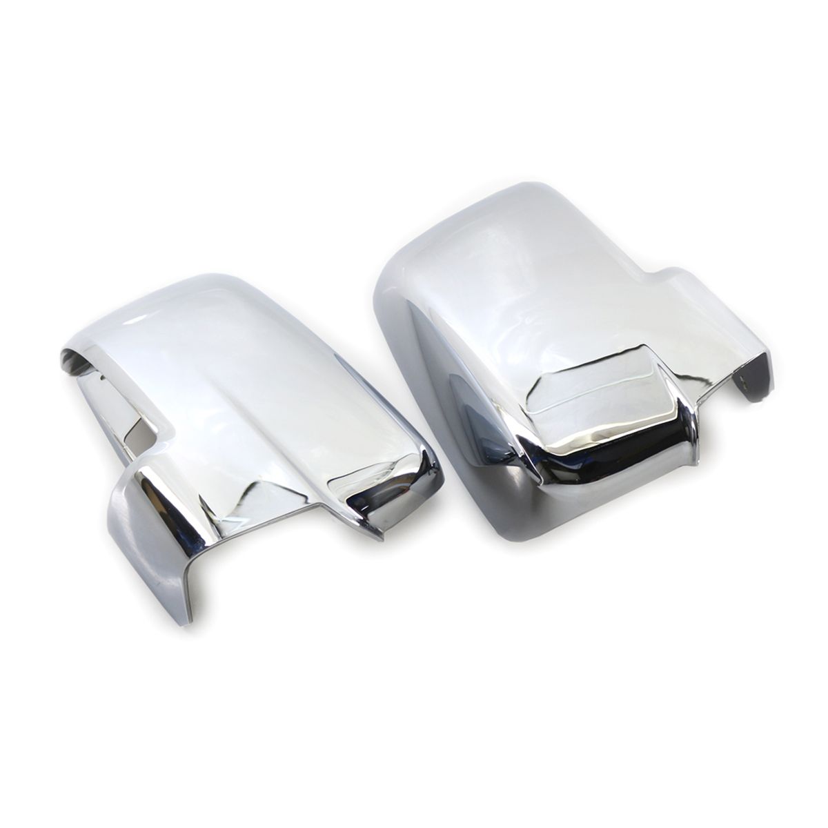 One Pair Chrome Mirror Covers With Turn Signal Hole