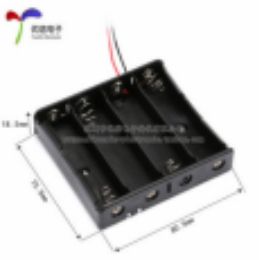 LEORY 4 Slots 18650 Battery Holder Plastic Case Storage Box For 4*3.7V 18650 Lithium