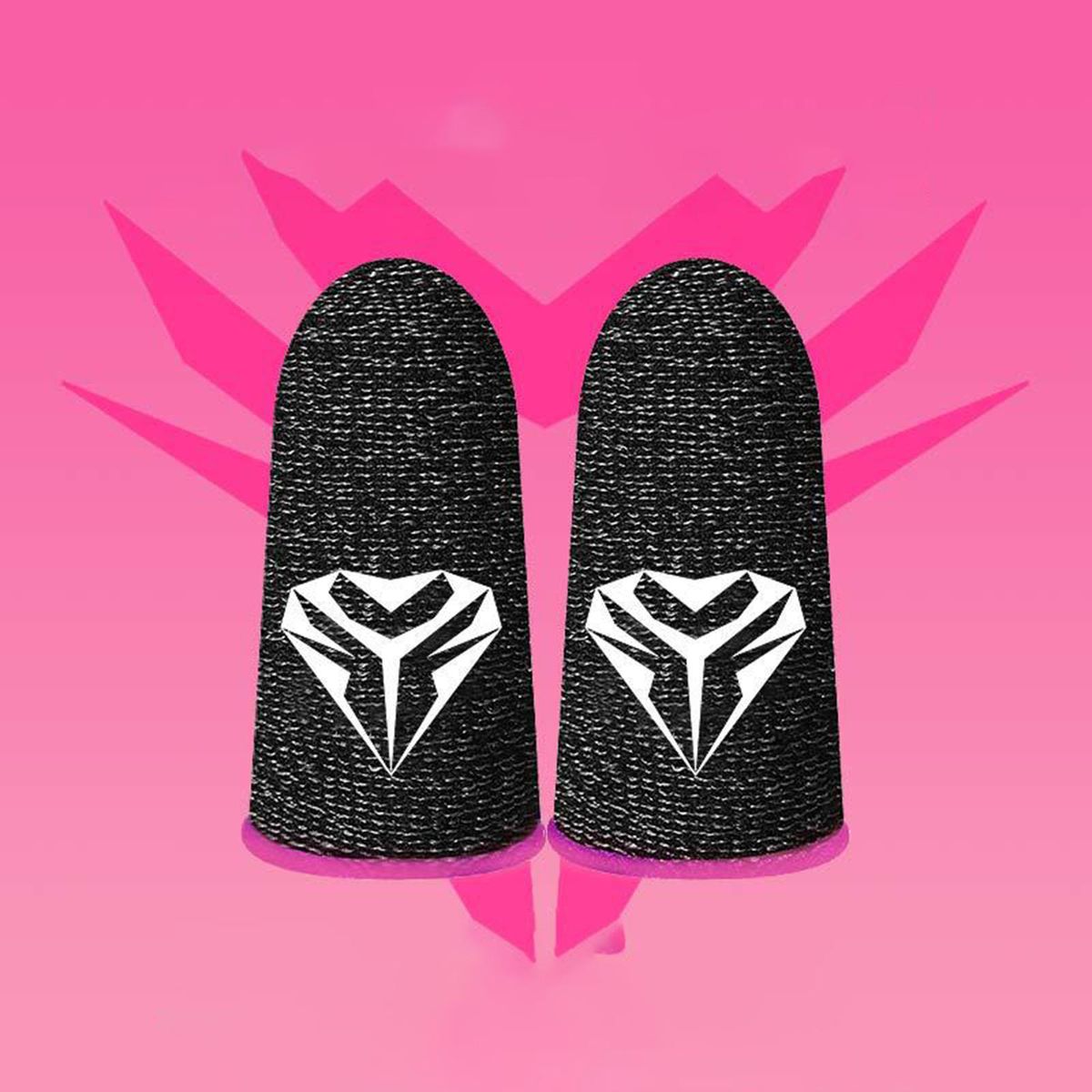 Mobile Finger Thumb Sleeves Gaming Touchscreen Pink