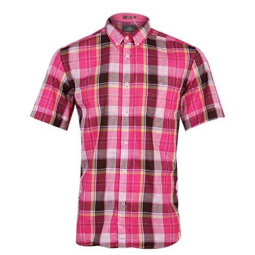 Men's Checkered Shirt - Pink