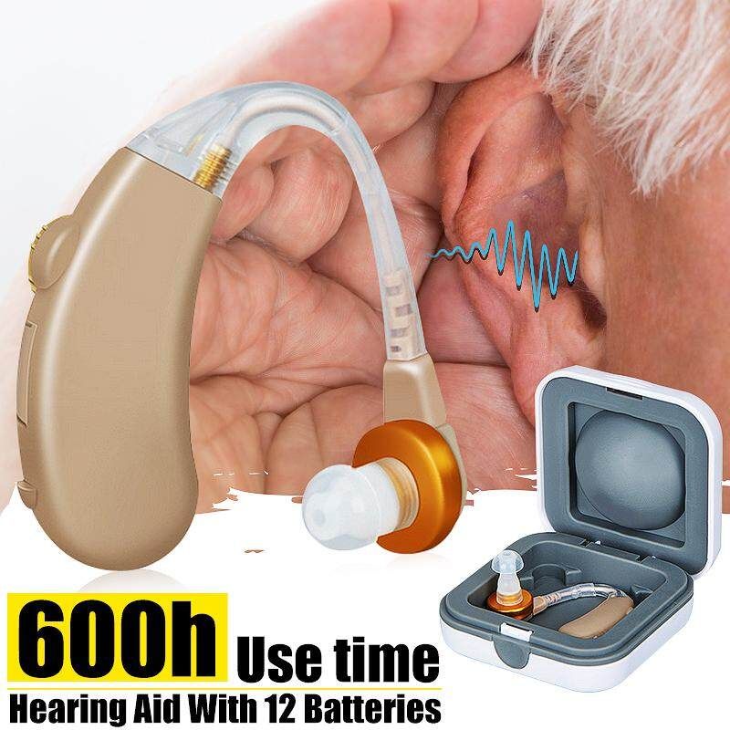 Digital Hearing Aid Ear Sound Device Rechargeable Amplifier Assist Sound Enhance