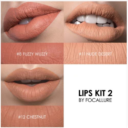 Matte Chunky 3 Lipsticks - Kit 2