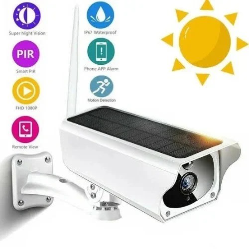 Solar & Battery Power Ip Waterproof WIFI CCTV Camera