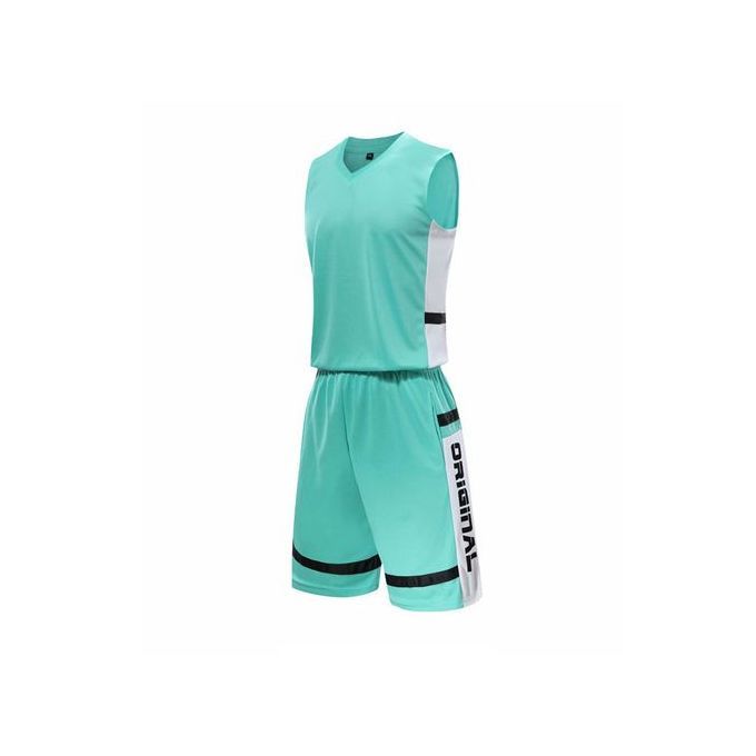 Men's Jersey Tracksuit Sleeveless Running Athletic And Shorts Suit Set