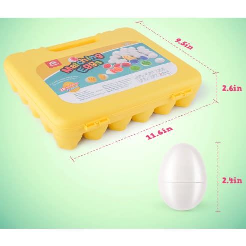 Montessori Alphabet Matching Eggs  - 26pcs -  Abc Letter Set Educational Early Learning Toy