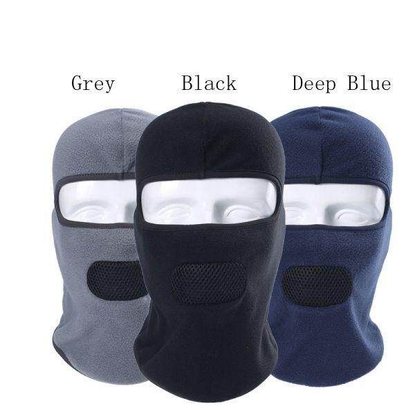 Qinglong Lin Skiing Warm Headdress Fleece Winter Riding Windproof Cold Riding Face Hat Bj-002 Black