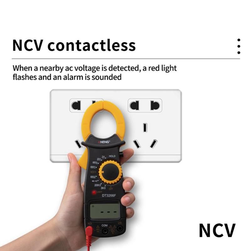 Digital Amper Clamp Meter Multimeter Ncv Current Clamp Ncv