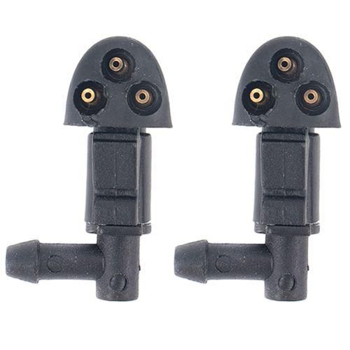 2Pcs Windshield Hood Nozzle 3 Hole Car Windshield Washer
