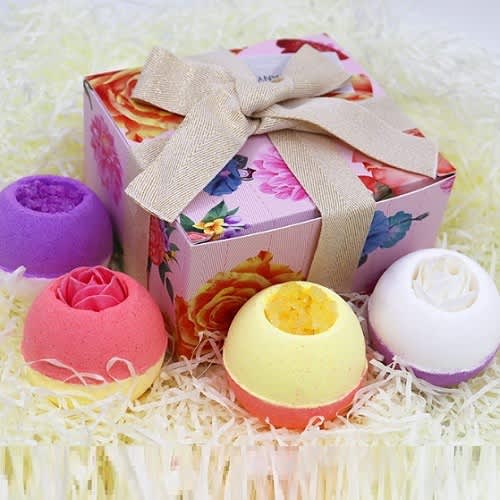 4pcs Organic Relaxing Bubble Bath Bomb With Essential Oil