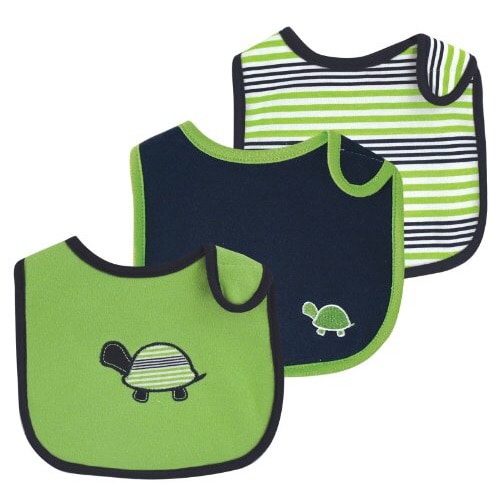 Medallion Turtle 3pack Bibs
