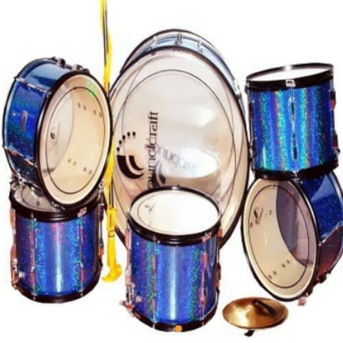 Complete Matching Drum Set - 6 Pieces