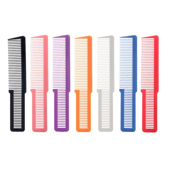 7x Professional Salon Flat Top Hair   Combs Plastic