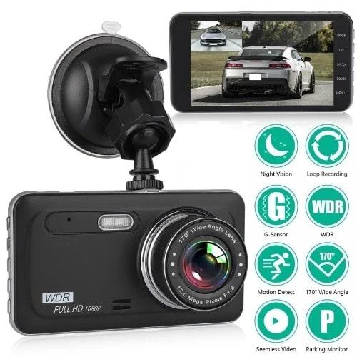 Full Hd 1080p Vehicle Blackbox Dvr Camcorder Car Camera Video Recorder