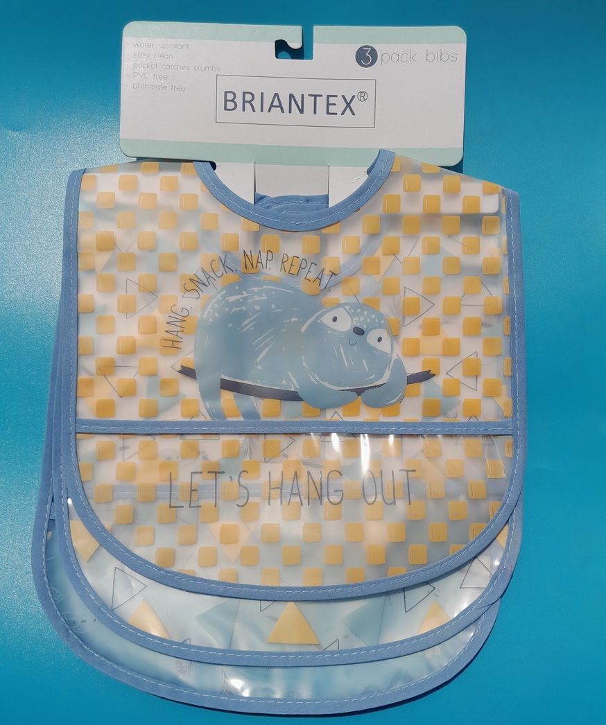 3pcs Baby Eva Waterproof Bib - 4mths-36mths