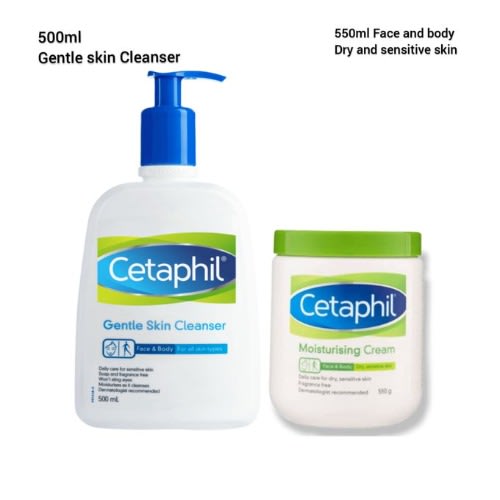 Daily Facial Cleanser & Face And Body Moisturizing Cream-500ml