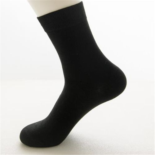 Bamboo Fiber Men's Solid Color Half-pipe Basic