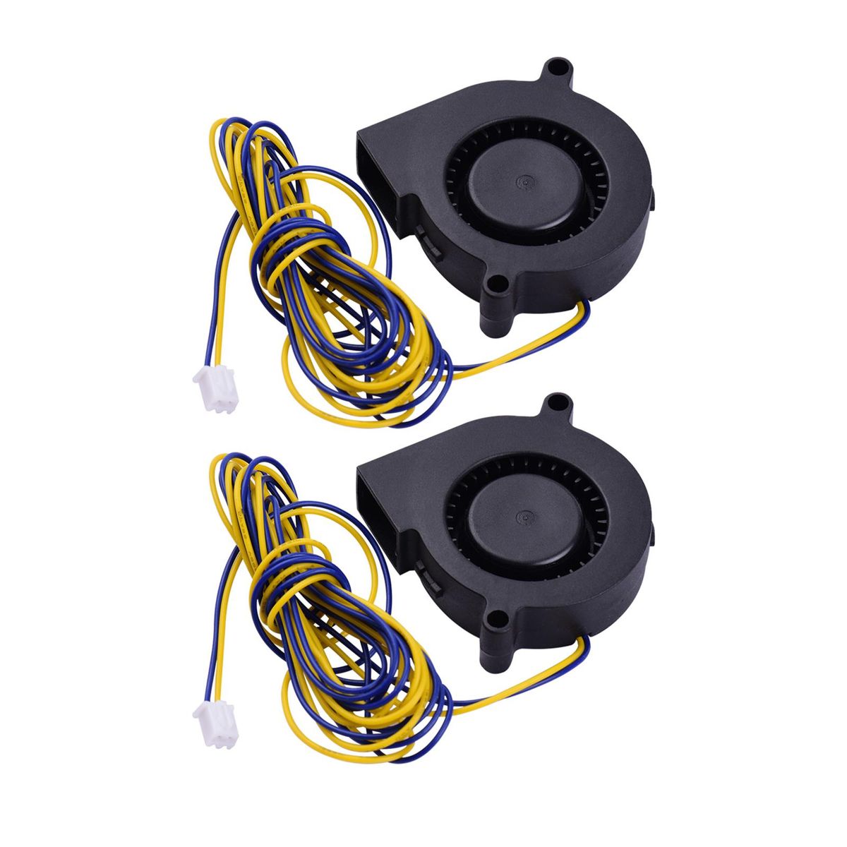 2pc Blower Fan Brushless Cooling Fan 50*50*15mm DC 24V Compatible with 3D Printer Extruder Computer Aromatherapy Machine