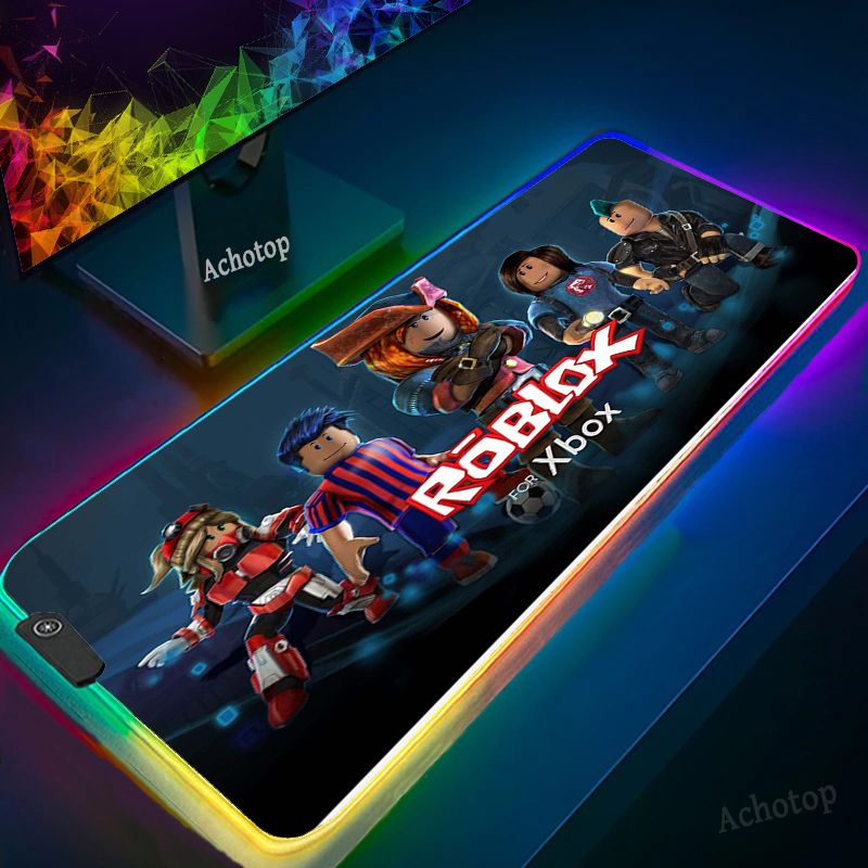 800X300 Game Robloxes Keyboard Mouse Pad RGB HyperX Gamer