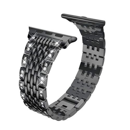 Metal Chain Stoned Band For Apple - iWatch Strap 42/44/45mm