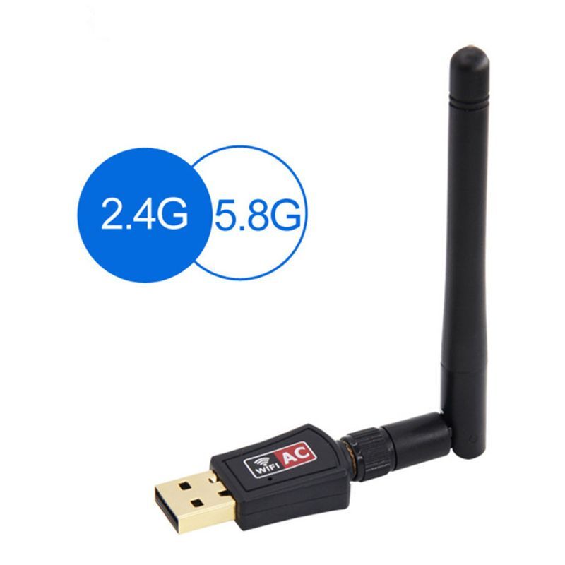 600MbpsDual-band 2.4g 5.8g Wireless Card USB Wifi Adapter