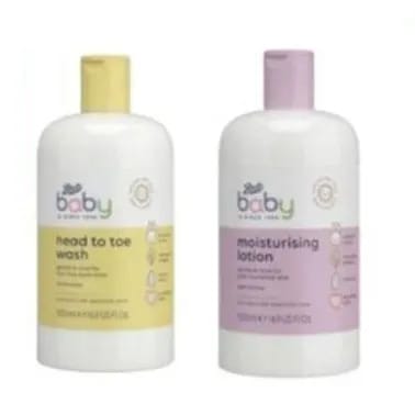 Baby Moisturizing Body Lotion And Head To Toe Wash - 500ml