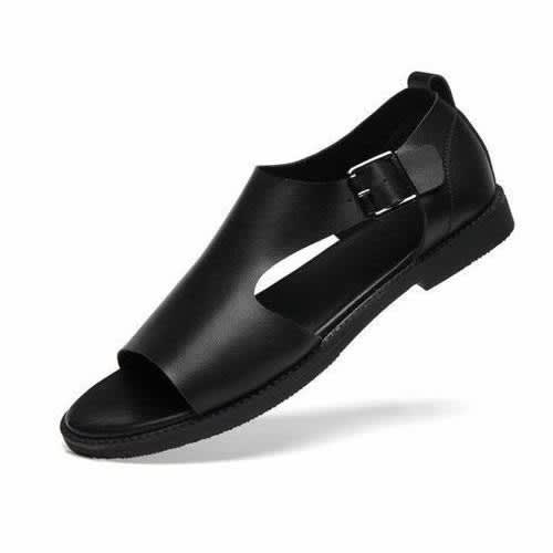 Male Toe Slippers - Black