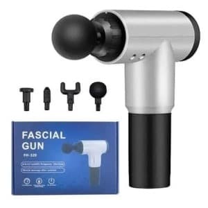 Facial Massager Gun With 4 Massage Heads