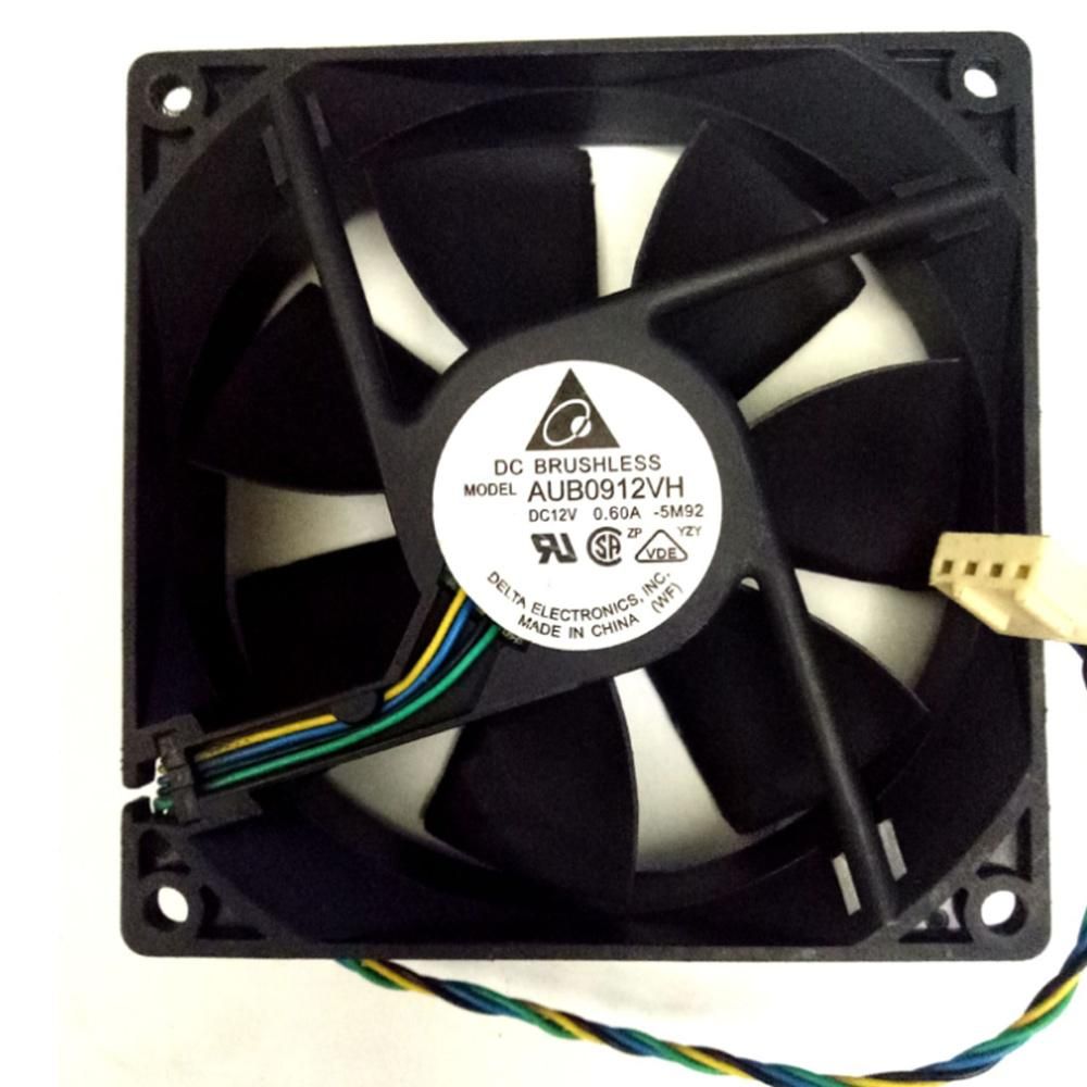 9025 DC 12V 0.6A AUB0912VH Computer CPU Cooling Fan
