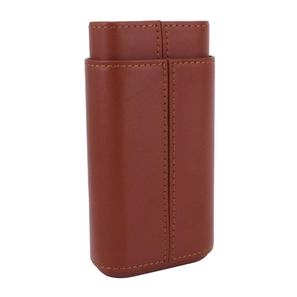 Case PU Leather Tube Portable Travel  Holder Outdoor Indoor