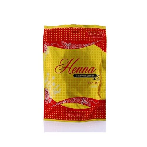 Henna Conditioning Heir Dye - Red With Saffon - 150g