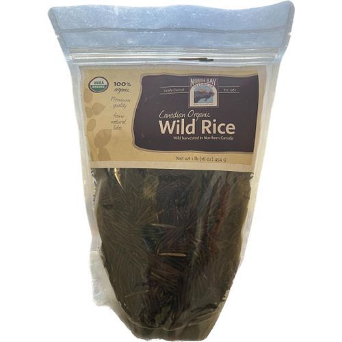 Organic Wild Rice 454g 16 Oz Canadian