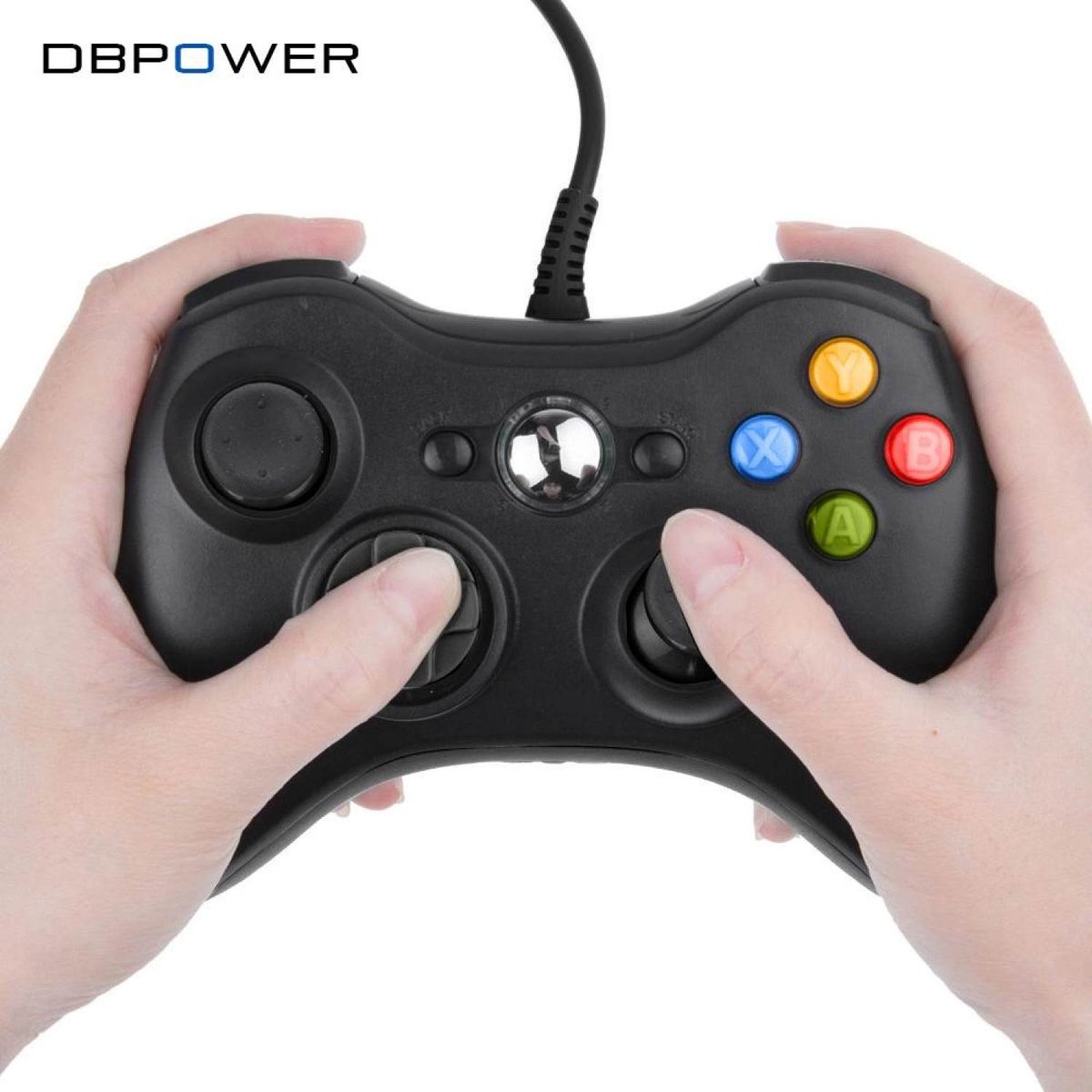 USB Wired Joypad Gamepad Black Controller For Xbox 360 Joystick For Official Microsoft PC For Windows 7 BDZ