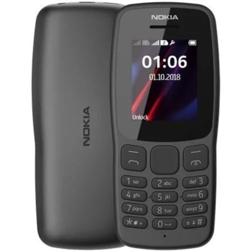 106 - Dual Sim - 1.77" - Micro USB Connector - FM Radio -Touch - 800mAh - Black