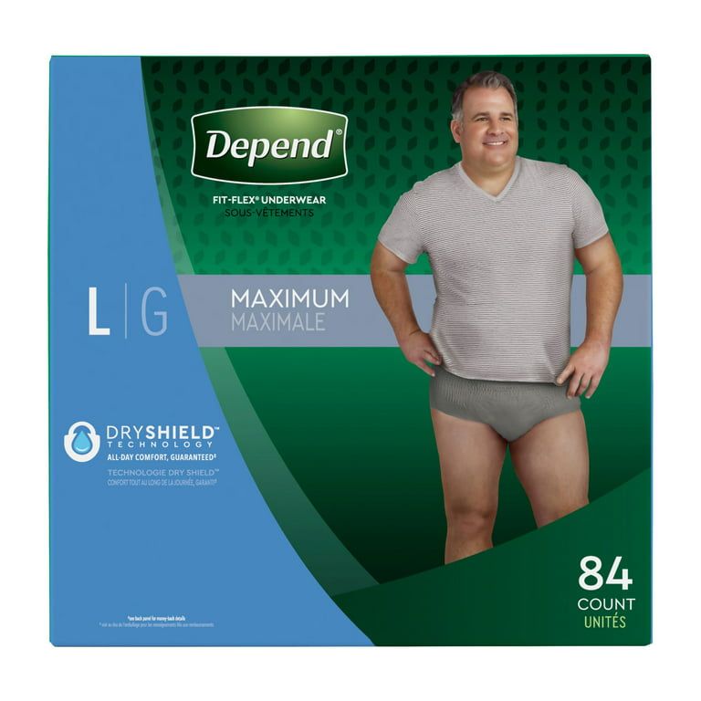 Fit Flex Underwear For Men ( Large ) - 84 Ct