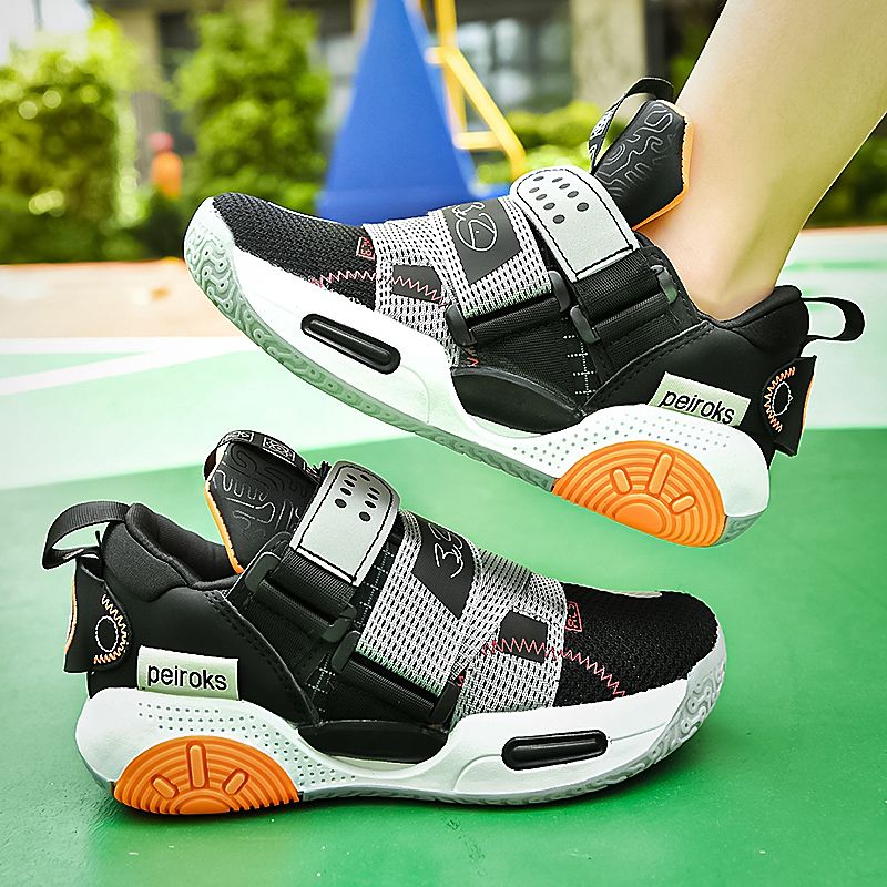 Boys Basketball Shoes Breathable Sports Walking Trainers