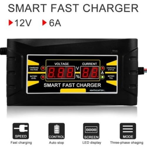 Suoer 6A 12V Smart Fast Battery Charger