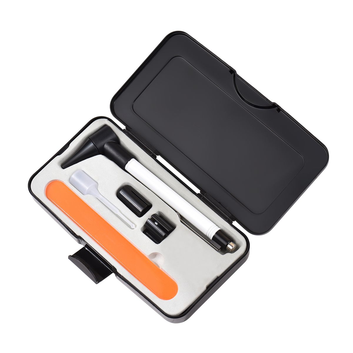 Optical Otoscope With LED Light Ear Pick Blue Filter Spatula