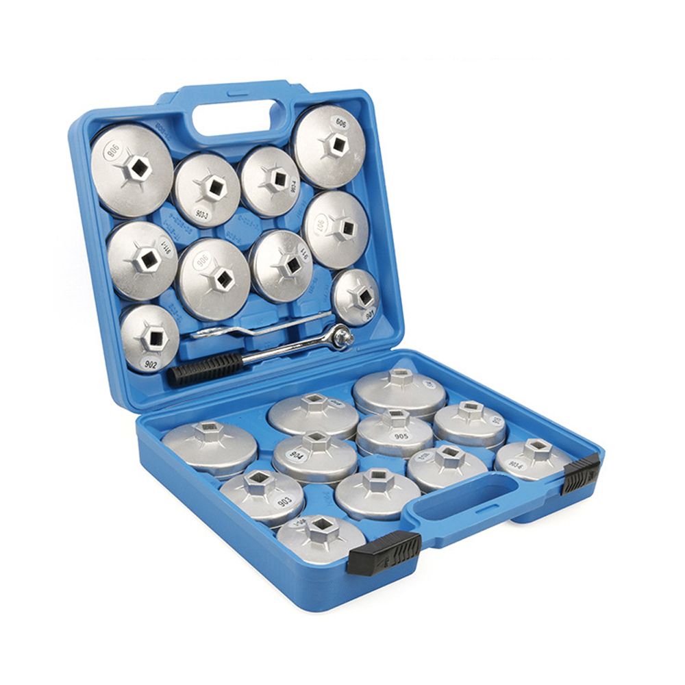 23Pcs Oil Filter Captype Removal Wrench Socket Set 1/2inch