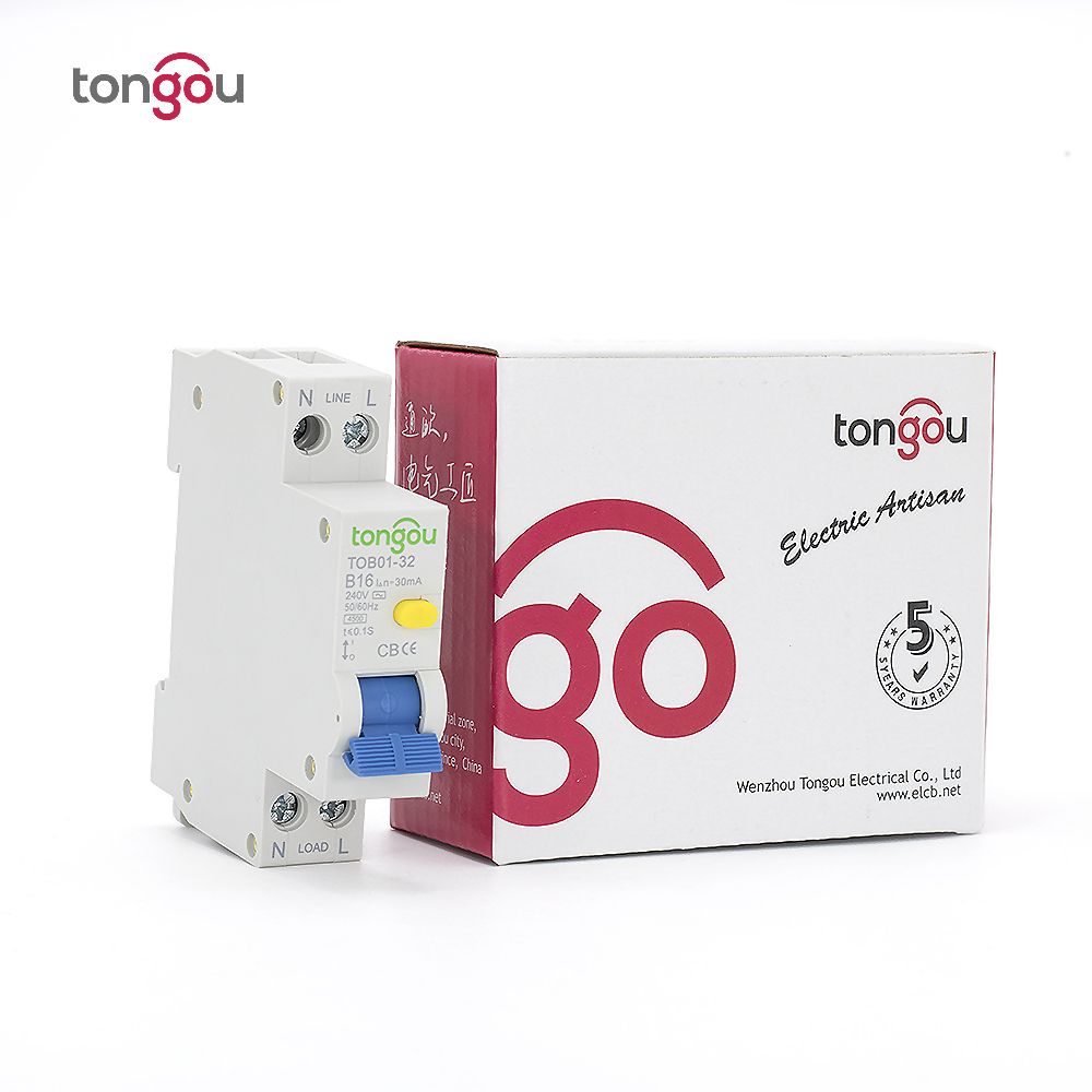 Curve B RCBO 16A 30ma 1P+N DPN Residual Current Circuit