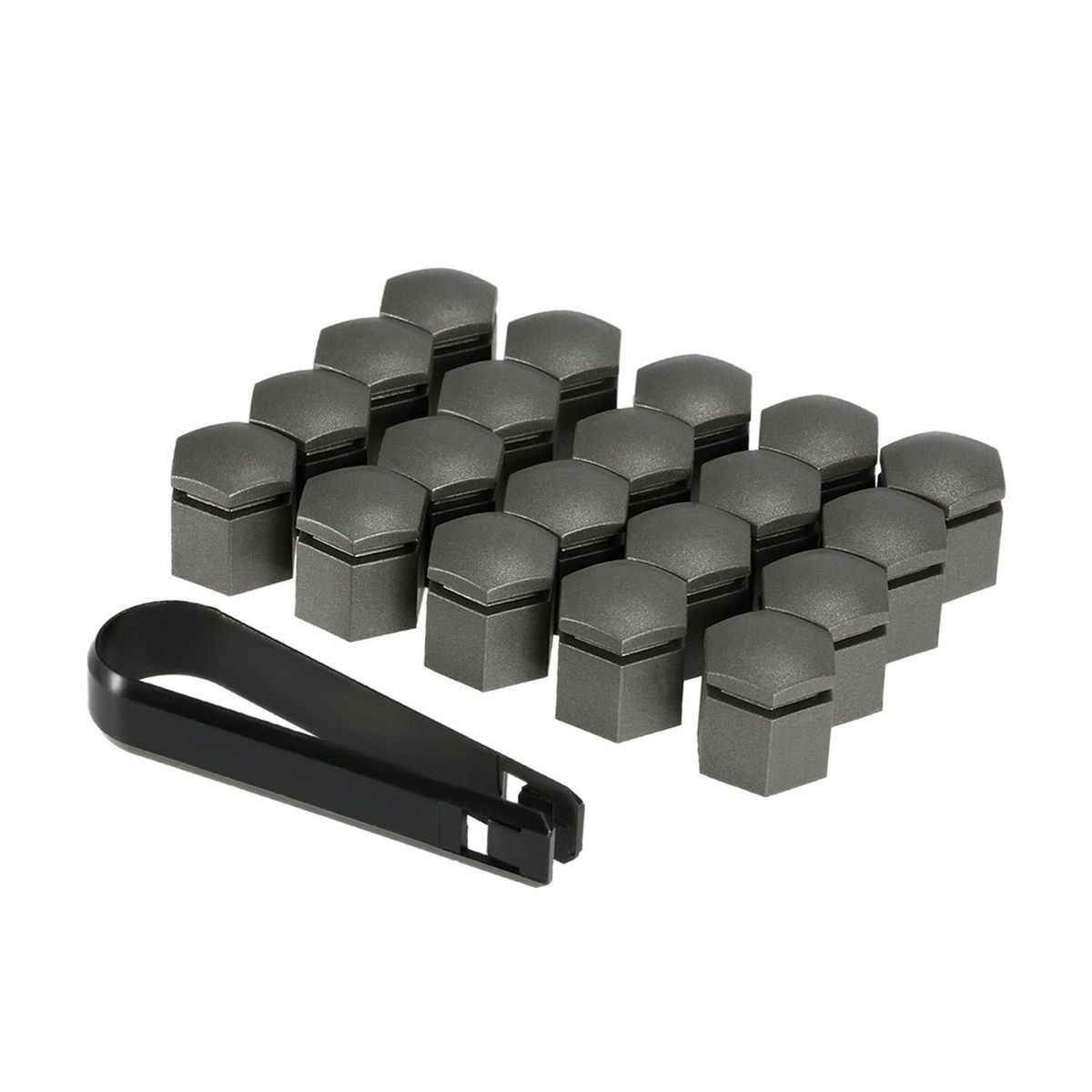 20Pcs 19MM Grey Car Wheel Nut Cover Bolt Cap Replacement for Vauxhall Opel